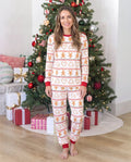 PatPat Matching Family Christmas Pajamas Fair Isle & Gingerbread Print
