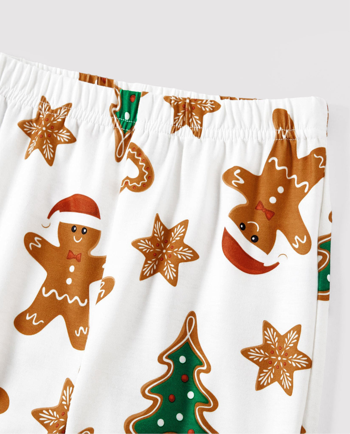 PatPat Family Matching Christmas Pajamas Gingerbread & Christmas Tree Brown