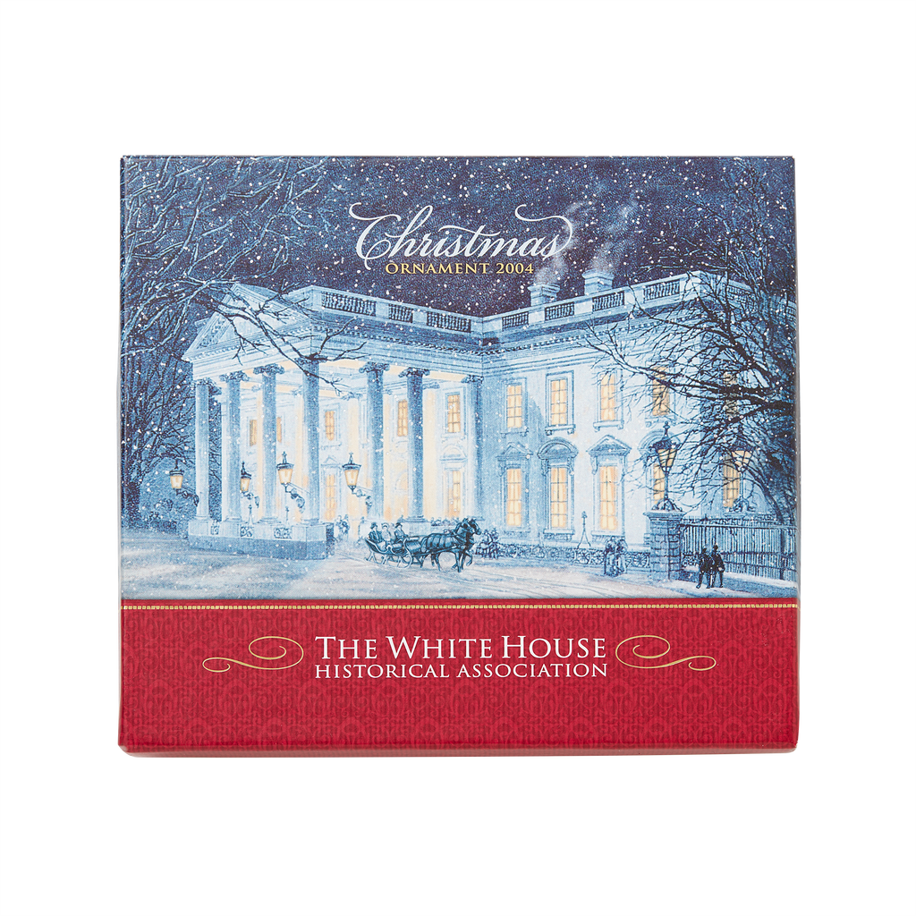 2004 White House Christmas Ornament, A First Family's Sleigh Ride