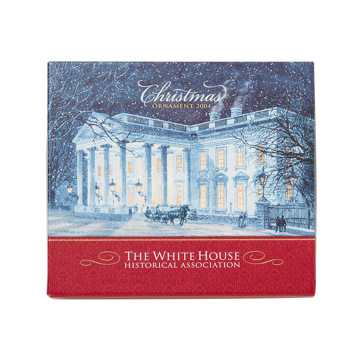 2004 White House Christmas Ornament, A First Family's Sleigh Ride