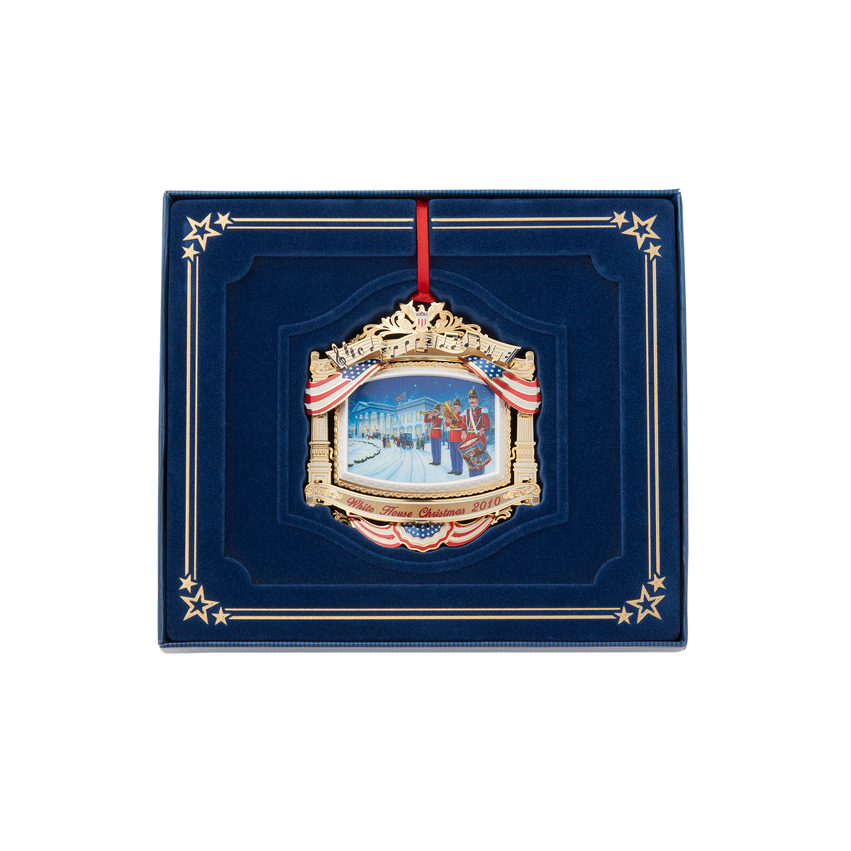 2010 White House Christmas Ornament, The U.S. Marine Band