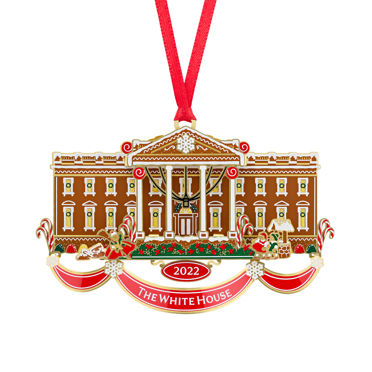 Official White House Christmas Ornament Special Value Bundle: 2022, 2021, 2020