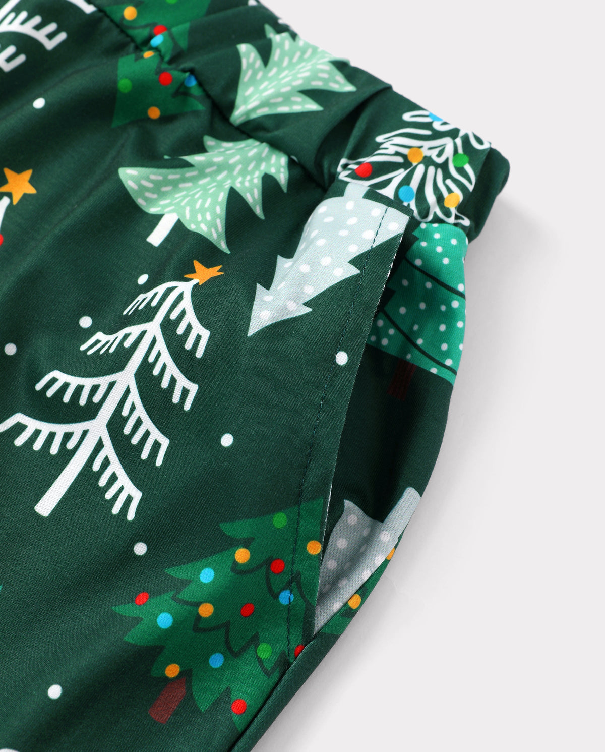 PatPat Family Matching Christmas Pajamas Christmas Tree Print Dark Green