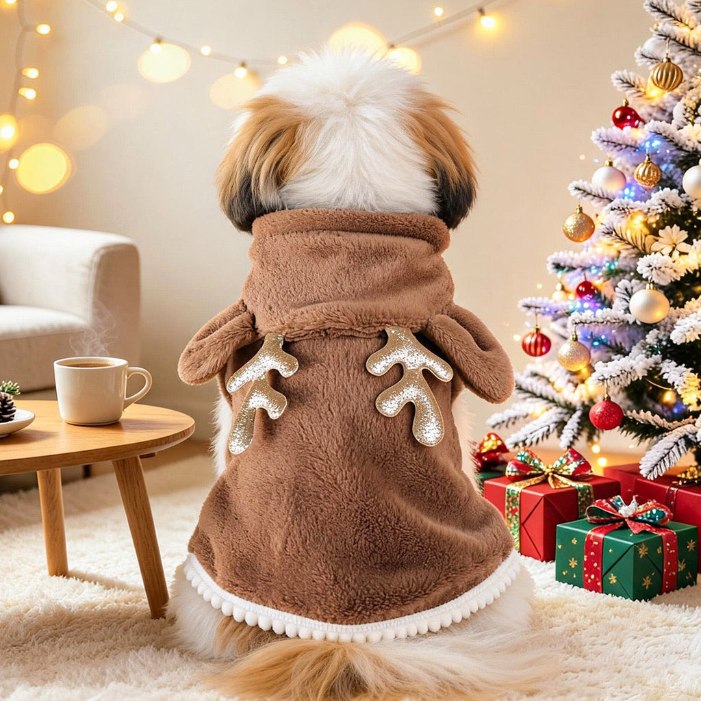Christmas Santa Tree Elk Dog Cat Cape Coat