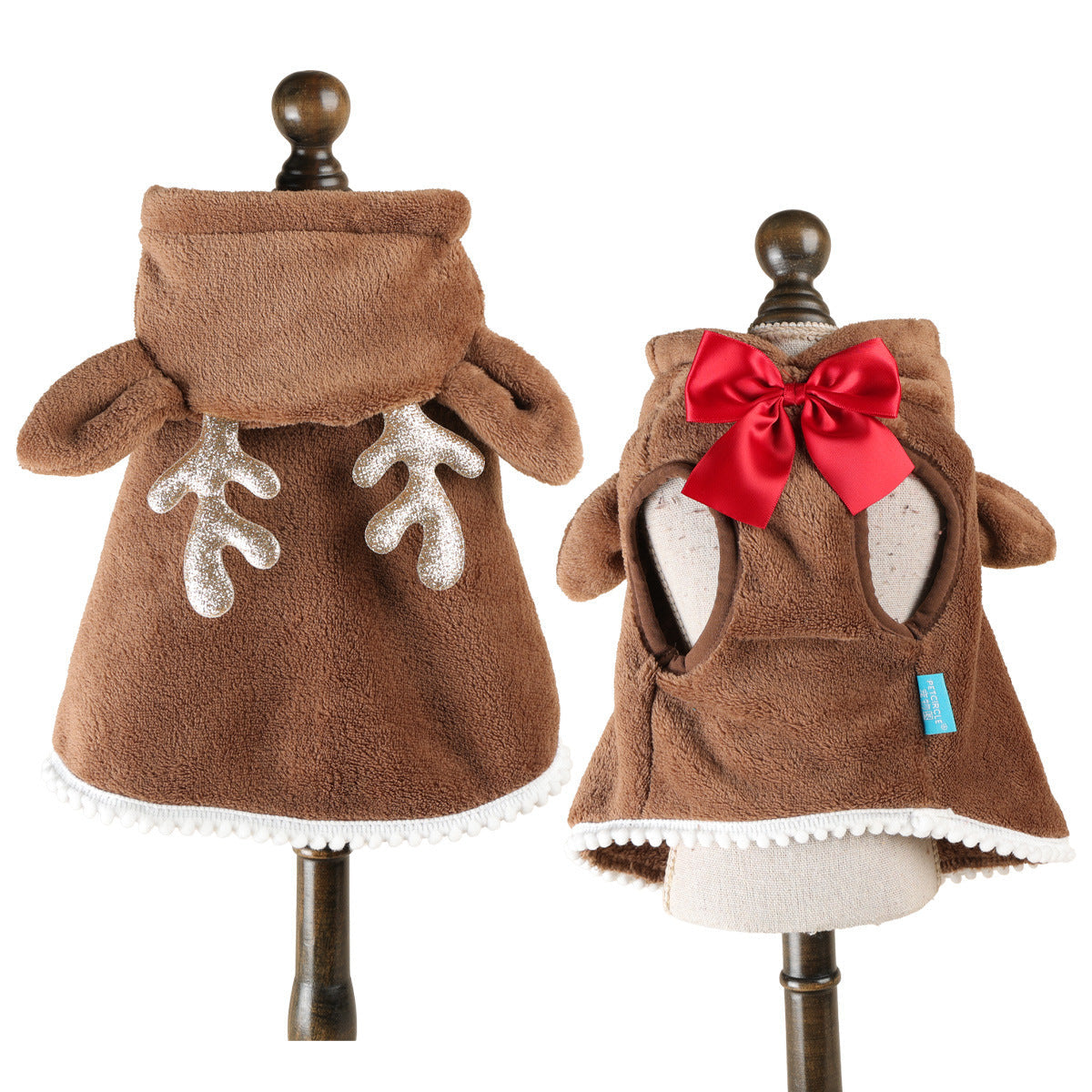 Christmas Santa Tree Elk Dog Cat Cape Coat
