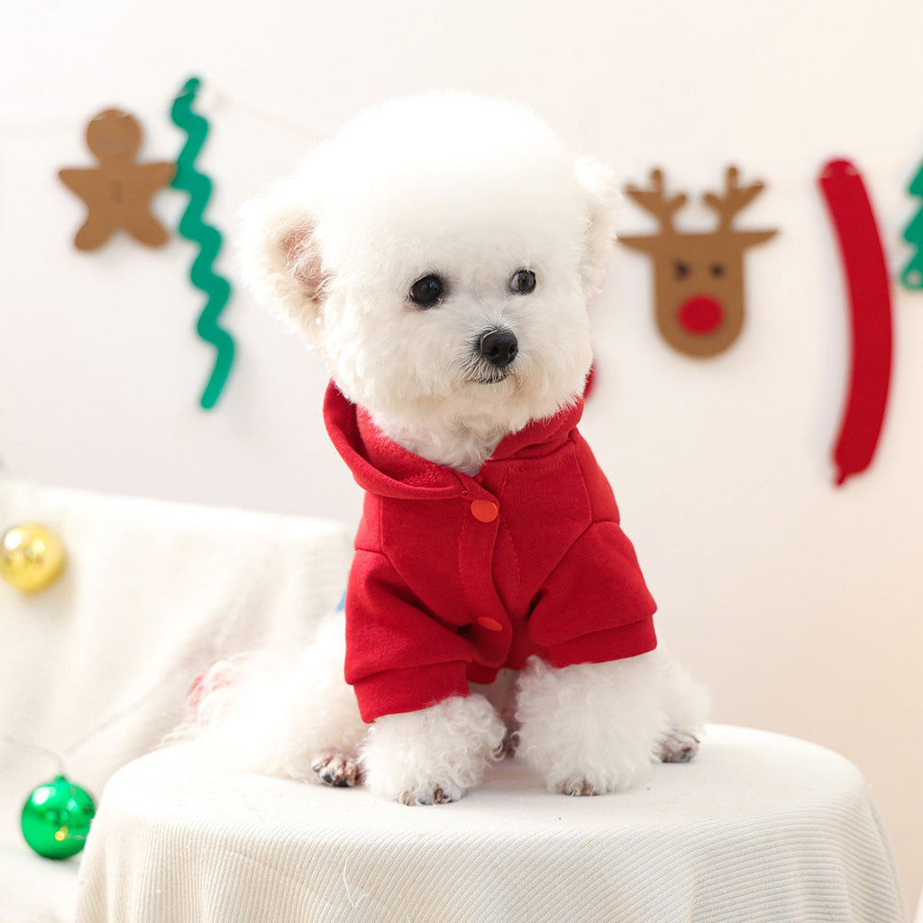 Christmas Tree Denim Dog Cat Dress/Jacket