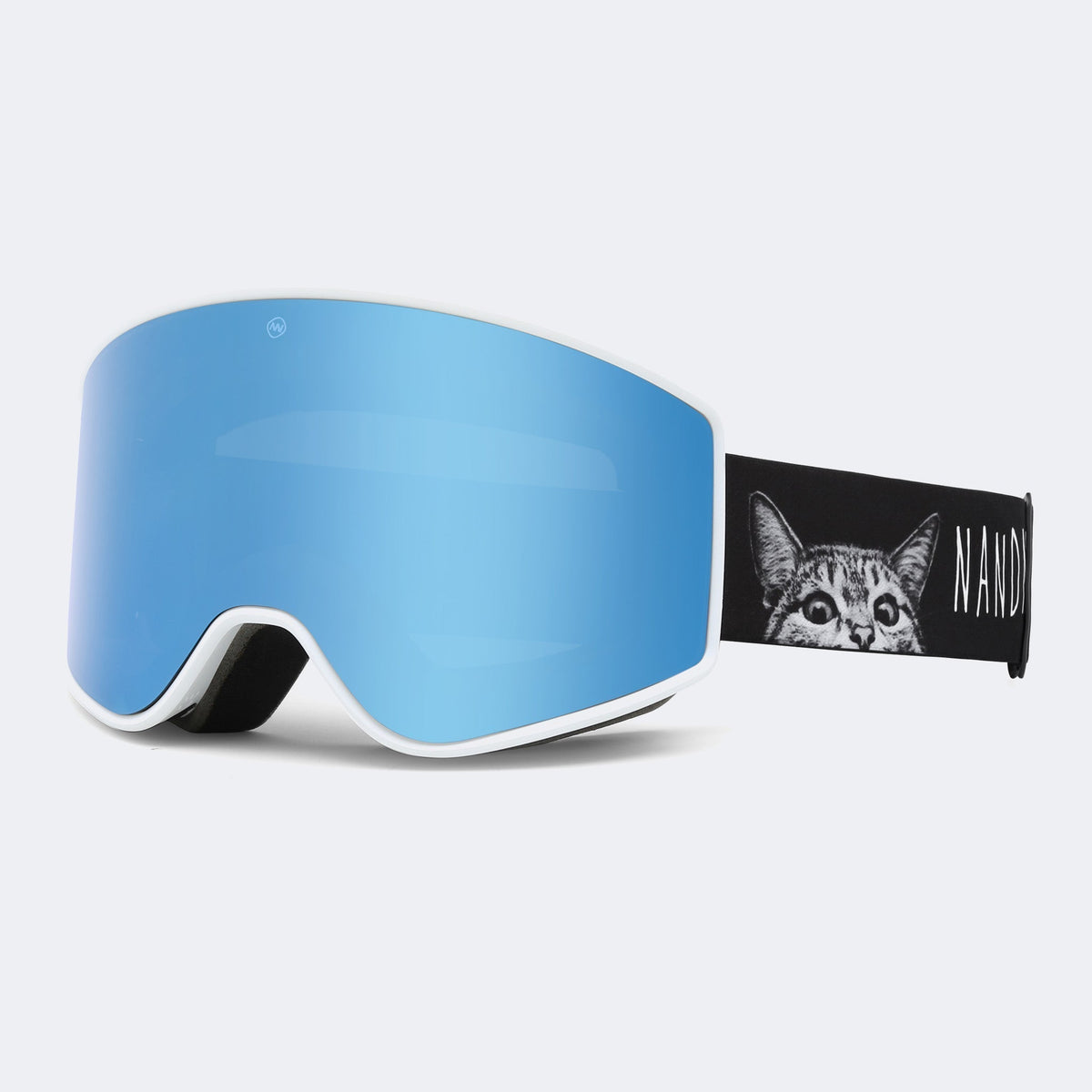 Cylindrical anti-fog inner layer Mazzucchelli lens ski goggles NG11