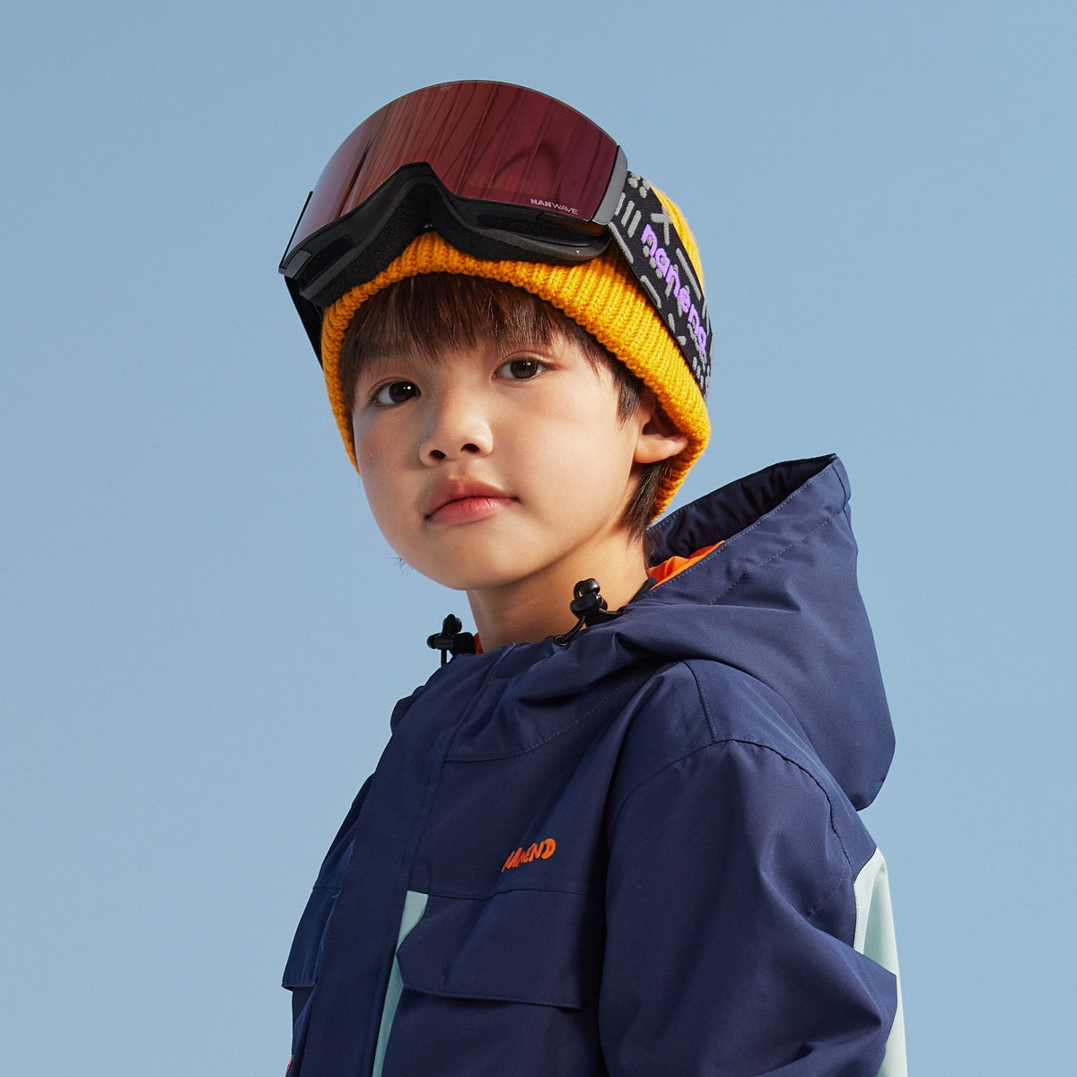 Magnetic Anti-Fog & HD Wide-View Youth Ski Goggles NG14KM