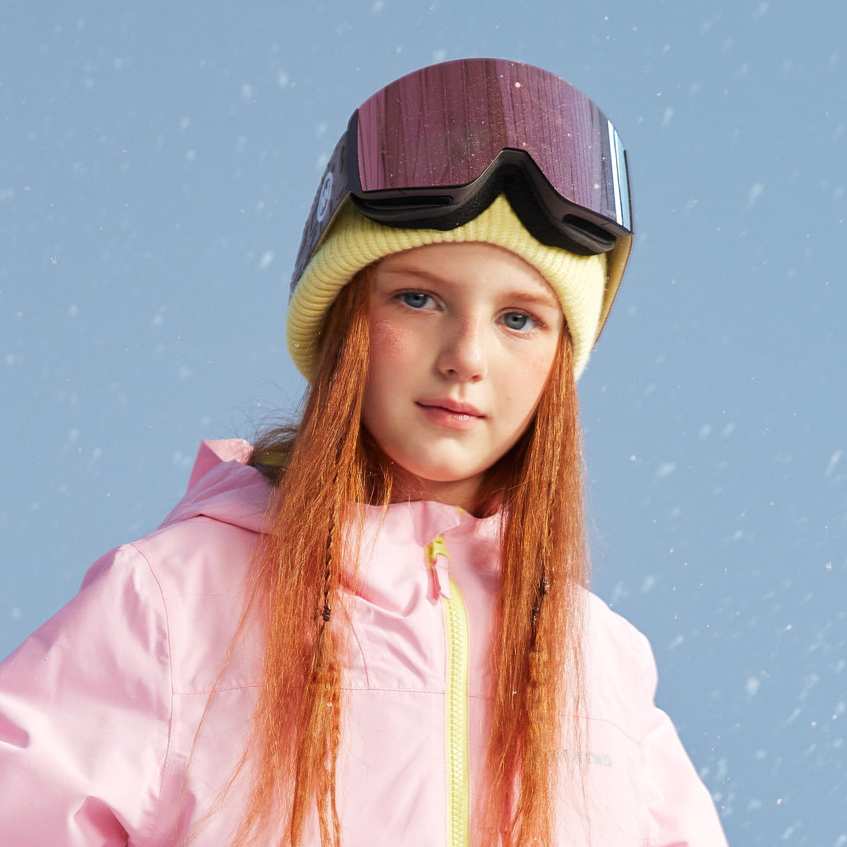 Magnetic Anti-Fog & HD Wide-View Youth Ski Goggles NG14KM