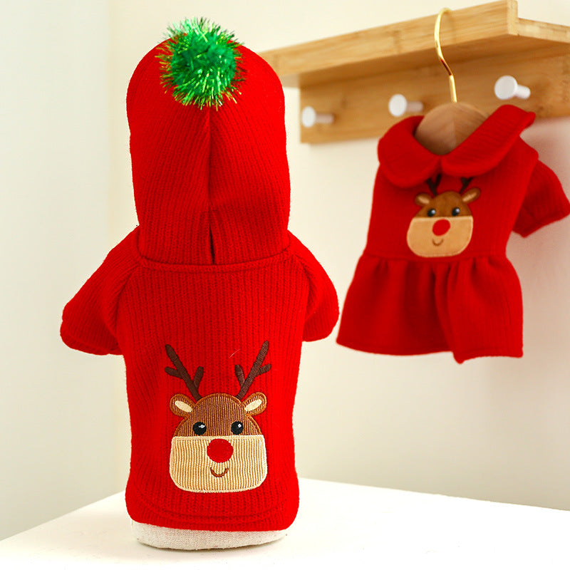 Christmas Pet Dress&Hoodie