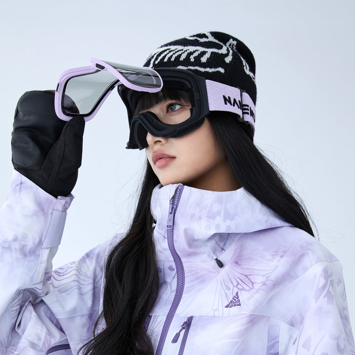 Small-framed, all-weather, photochromic flip-top Ski Goggles NG24MAX